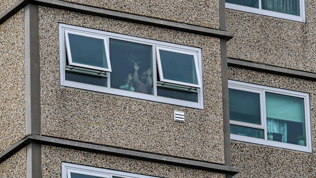 Residents were stuck in their public housing towers when the Andrews government suddenly locked them down in July 2020.
