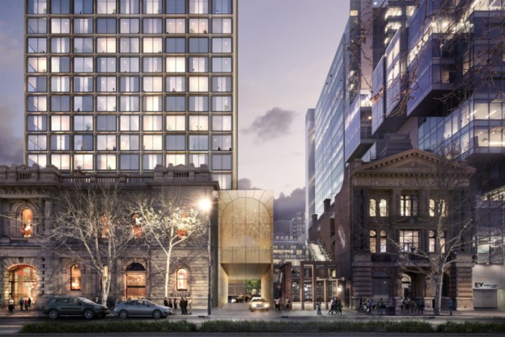 Marriott Adelaide forms part of the redevelopment of the GPO building in the CBD.