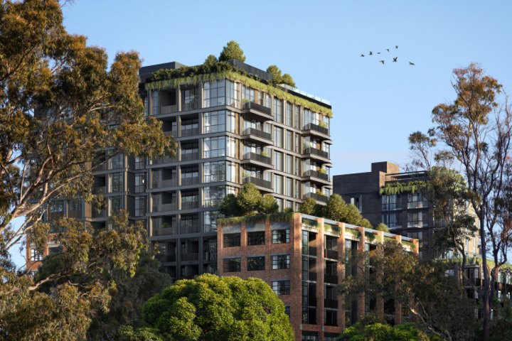 An artist impression of the Alfred & Boundary project designed by Fender Katsalidis.