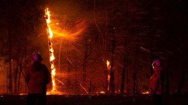 NSW Rural Fire Service crews have had a long season, such as this team that battled a blaze near Bilpin last August.