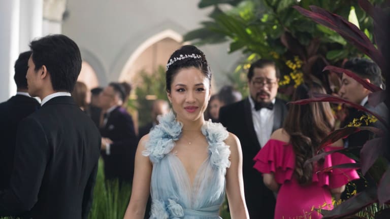 Constance Wu as Rachel Chu in Crazy Rich Asians.