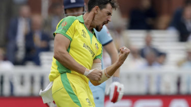 Weapon: Mitchell Starc was the standout bowler during the World Cup.