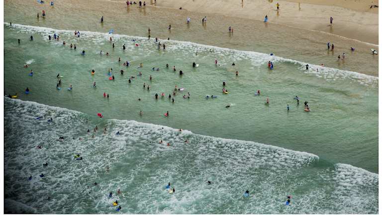 Gunamatta Beach on the Mornington Peninsula 
