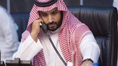 The drone attack has come at an awkward moment for Crown Prince Mohammad bin Salman .