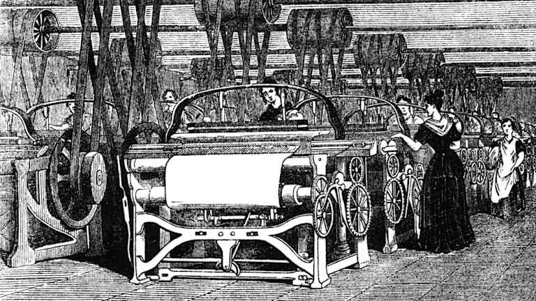 There are few human-operated looms than there were during the industrial revolution, but there's more annual leave. 