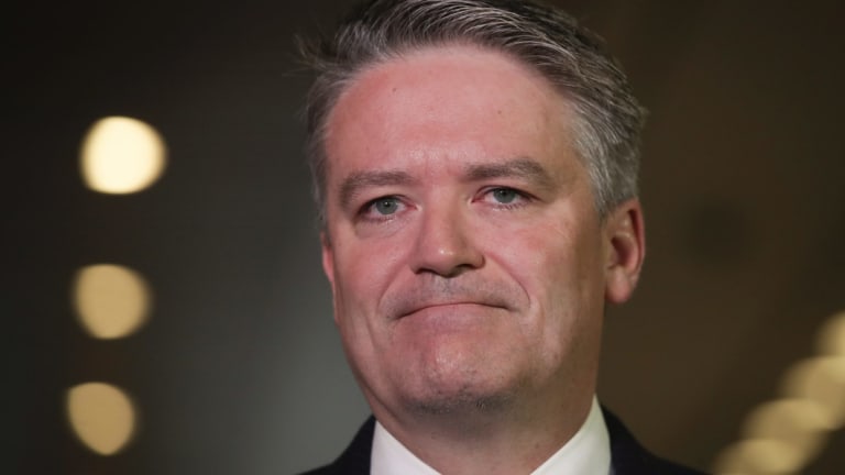Minister for Finance Mathias Cormann