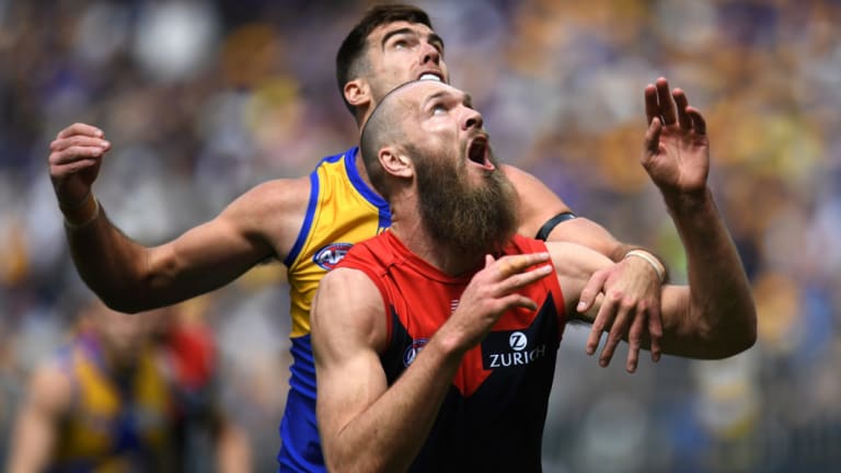 Max Gawn in action.