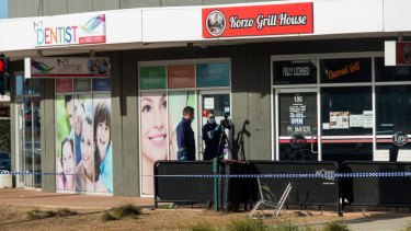 Korzo Grill House, Caroline Springs, where the stabbing occurred.