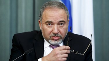 Foreign Minister Avigdor Lieberman.