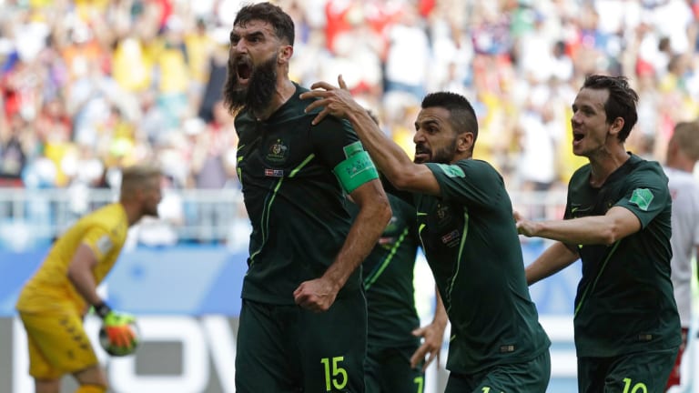 Bearded wonder: The Socceroos are looking for a reliable route to goal in the absence of their retired skipper Mile Jedinak, who scored 14 times between the last Asian Cup and the recent World Cup in Russia.