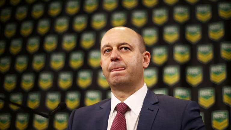 Clamping down: NRL CEO Todd Greenberg and his team have changes in mind for the contracting system.