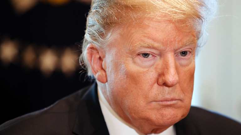 "I have never been so insulted": President Donald Trump.
