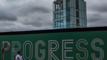 Caught in the middle: Green Square's next stage is struggling to get approval for water-harvesting measures, even as Sydney's dams drop.