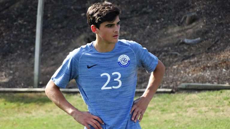 Canberra FC junior Marc Tokich could face Usain Bolt this week. 