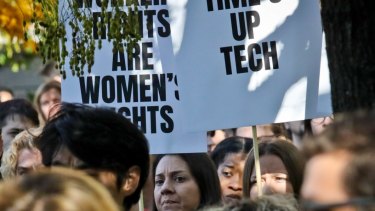 Google staff in New York, Google staff in Sydney also protested. 