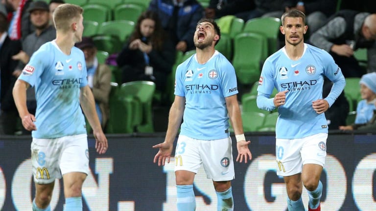 Bruno Fornaroli (centre) has been out of the side for a month.