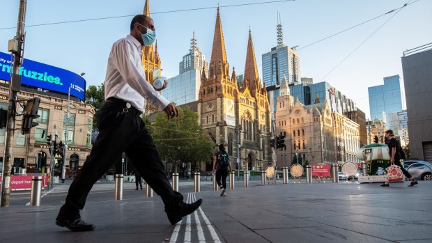 Commuters are returning to Melbourne CBD.