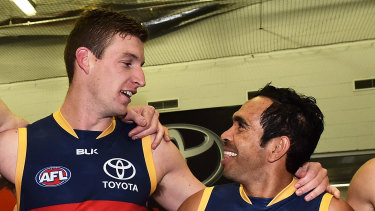 Josh Jenkins and Eddie Betts in 2016, before the camp.