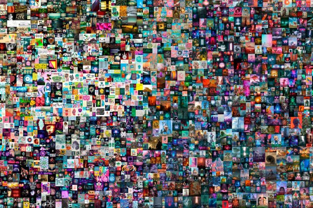 Beeple’s artwork Everydays: the First 5000 Days sold at auction for $US69 million in 2021.