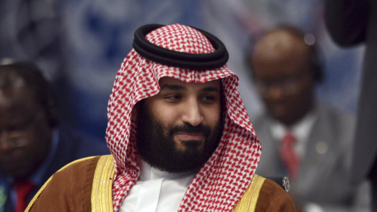 Saudi crown prince Mohammed bin Salman.