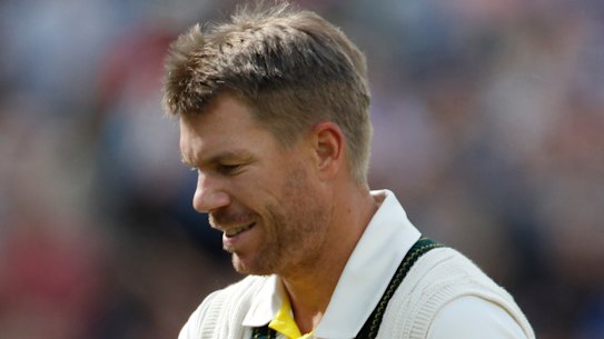 David Warner is in the midst of a horror run of outs.