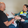WAtoday journalist Rebecca Peppiatt gets put through her paces as a Police Academy recruit in a mock domestic violence scenario.