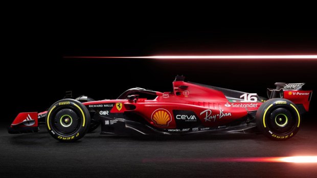 Ferrari’s 2023 car - now featuring black.