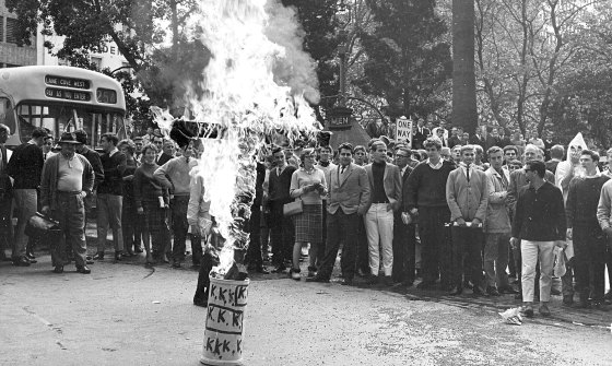 Darce Cassidy protest-  a symbolic gesture of support for the US civil rights movement.