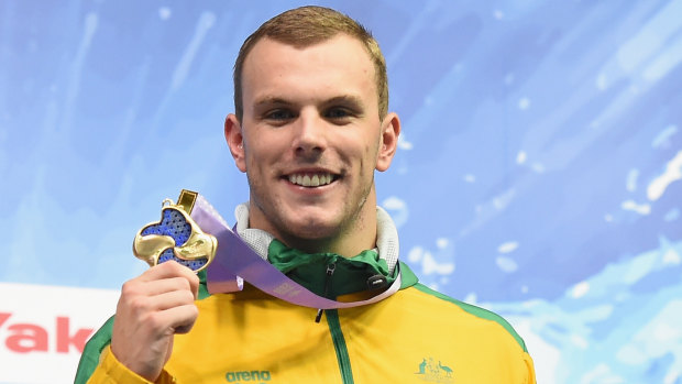Football dream: Olympic gold medallist Kyle Chalmers.