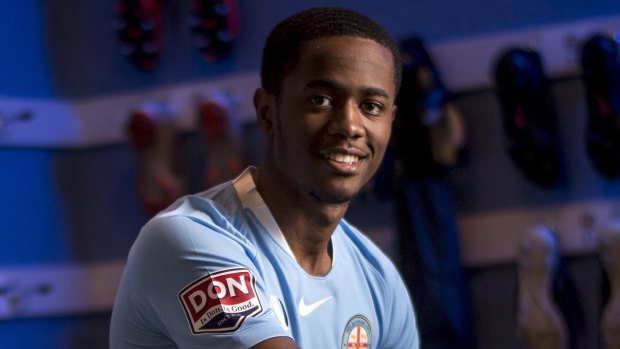 Shayon Harrison, then a Tottenham youth player, had a brief stint in last season's A-League at Melbourne City. 