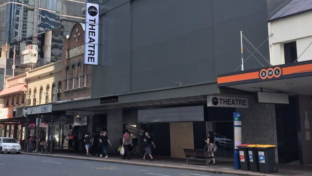 Hillsong has taken over Brisbane's old Tribal Theatre, painting the bright red exterior black.