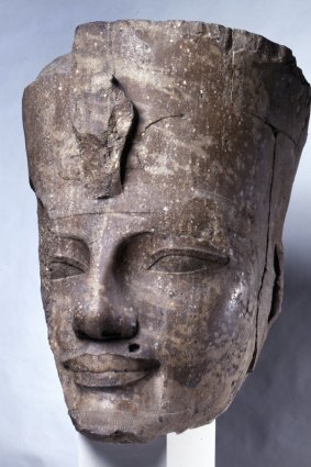 Amenhotep III with Red Crown.