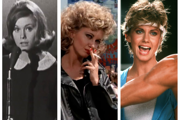 The many versions of Olivia Newton-John.