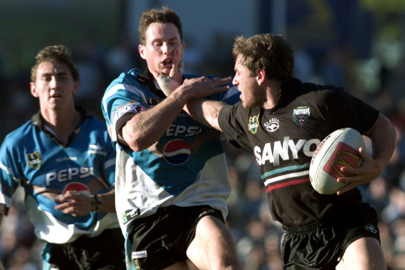 Peter Jorgensen playing for Penrith in 2000. 