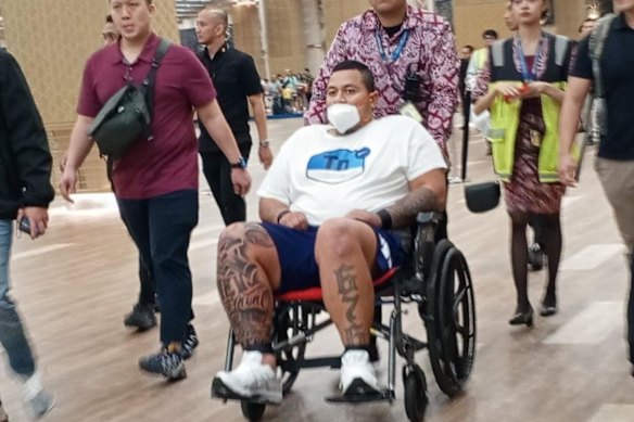 Paea I Middlemore Tupou was detained overseas and flown back into Bali to face investigators.