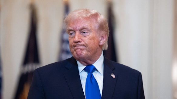 Donald Trump at an event in Washington on Monday, February 23.