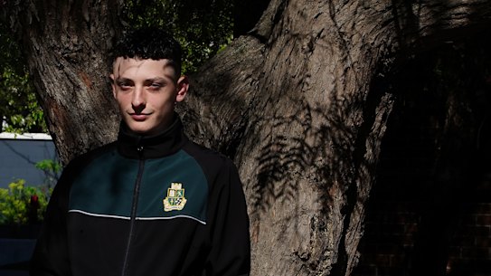 Strathmore Secondary College student Joel Rogers has appreciated the in-school tutoring program.