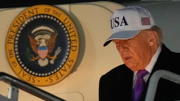 US President Donald Trump told reporters aboard Air Force One: “I don’t know if they’re real or not.”