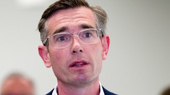 NSW Premier Dominic Perrottet earlier this week.