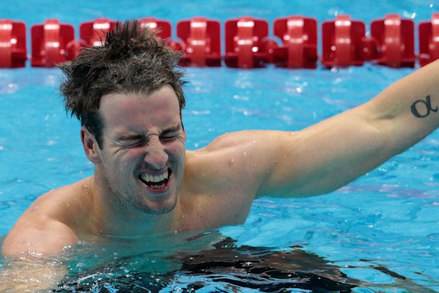 James Magnussen at the London 2012 Olympics. 