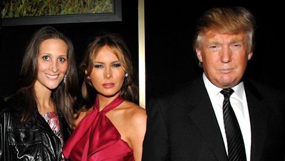 Stephanie Winston Wolkoff, Melania Trump and Donald Trump in 2008.