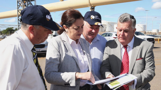 Queensland Premier Annastacia Palaszczuk at the Port of Townsville last month.