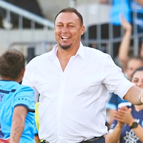 Ante Juric coaches Sydney FC’s A-League Women team in the summer - but in the winter, he’s at the helm of Sydney Olympic.