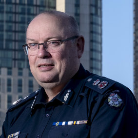 Ex-Victoria Police chief Graham Ashton.