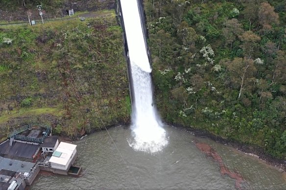 Thomson Dam will overflow in October 2022.