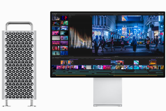 The new Mac Pro, pictured with Apple's Pro Display XDR, is much more computer than any consumer needs.