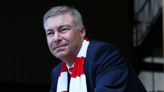 Sydney Swans chairman Andrew Pridham.
