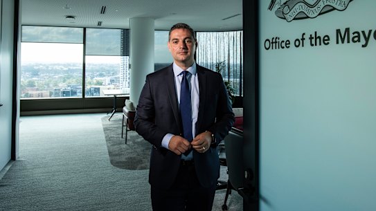 Liverpool mayor Ned Mannoun on Friday.