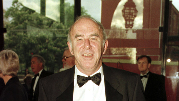 Clive James at the BAFTA awards in 1997. The Kid from Kogarah found a place at the top table in Britain.