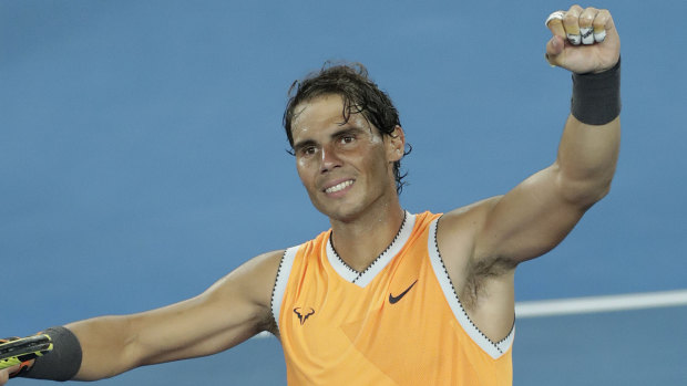 Nadal is one step closer to a fifth final at the Australian Open.